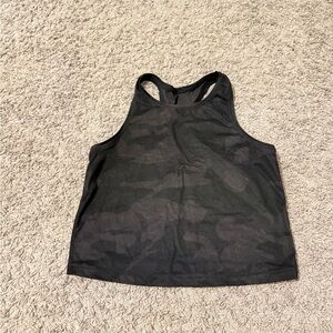 Black Camo Tank Top